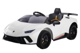 12V Licensed Lamborghini Huracan Ride On Car White