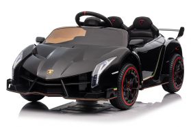 12V Licensed Lamborghini Veneno Ride On Car Black