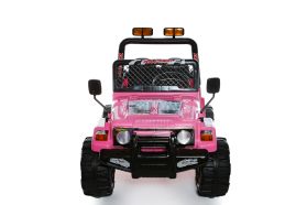 Pink 2 Seater 4x4 Truck - 12V Kids' Electric Ride On Car