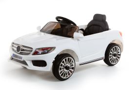 12V White C Class Ride On Car