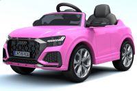 12V Licensed Pink Audi Q8 Battery Ride On Car